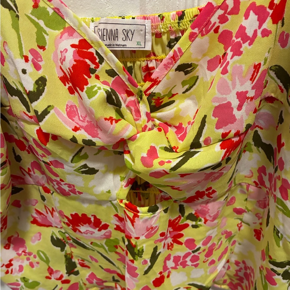 Sienna Sky Colorful Floral Top